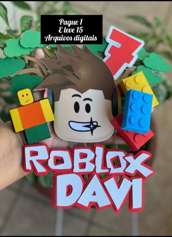 Arquivo de Corte-topo de Bolo Roblox