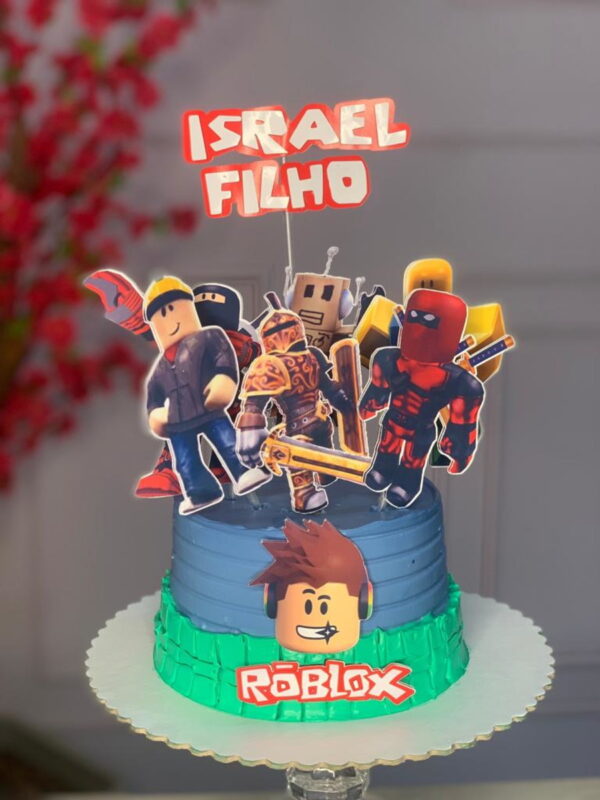 Arquivo de Corte Topo de Bolo Roblox - Imagem 3