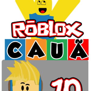Arquivo de Corte Topo de Bolo Roblox Camadas