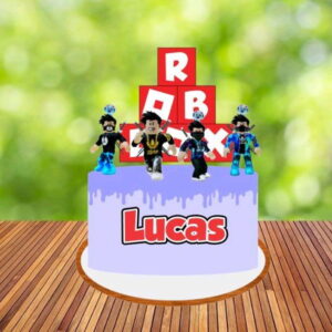 Arquivo de Corte Topo de Bolo Roblox - Studio e PDF