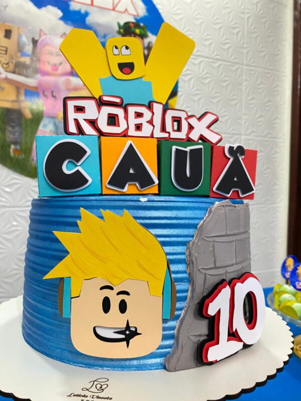 Arquivo de Corte Topo de Bolo Roblox Camadas - Image 5