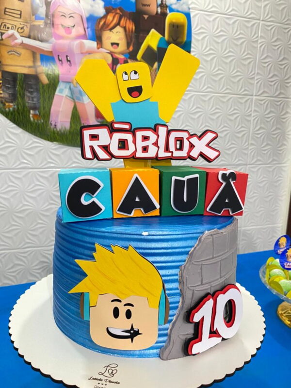 Arquivo de Corte Topo de Bolo Roblox Camadas - Image 3