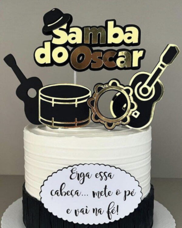 Arquivo de Corte Topo de Bolo Samba