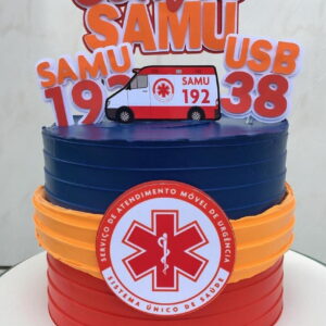 Arquivo de Corte Topo de Bolo Samu 192