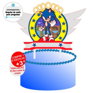 Arquivo de Corte Topo de Bolo Shaker sonic