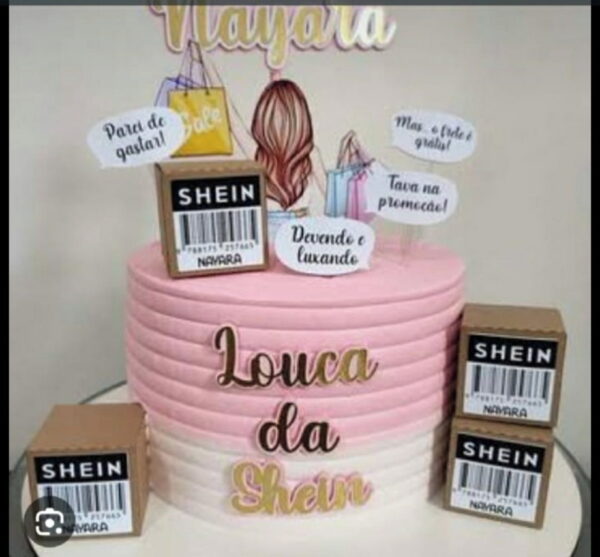 Arquivo de Corte Topo de Bolo Shein