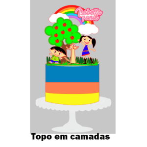 Arquivo de Corte Topo de Bolo Show da Luna 2 + BRINDE