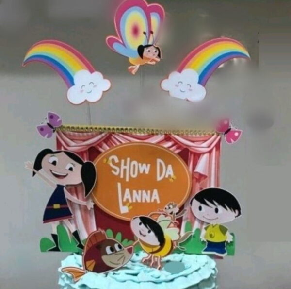 Arquivo de corte Topo de Bolo Show da Luna COD:. 1022