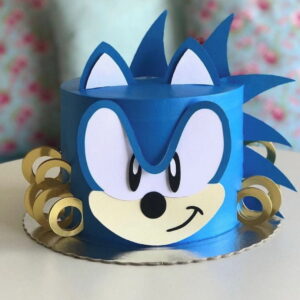 Arquivo de Corte Topo de Bolo Sonic -009