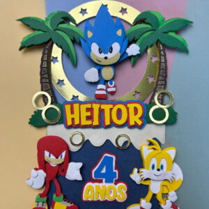 Arquivo de Corte Topo de Bolo Sonic 03