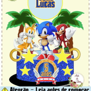 ARQUIVO DE CORTE - TOPO DE BOLO SONIC 035