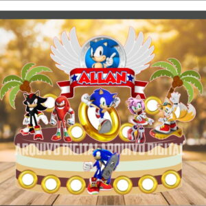 2 Arquivo de Corte Topo de Bolo Sonic 1