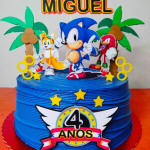 Arquivo de Corte Topo de Bolo Sonic