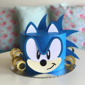 Arquivo de Corte - Topo de Bolo Sonic