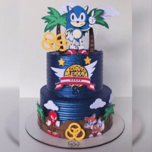 Arquivo de Corte Topo de Bolo Sonic