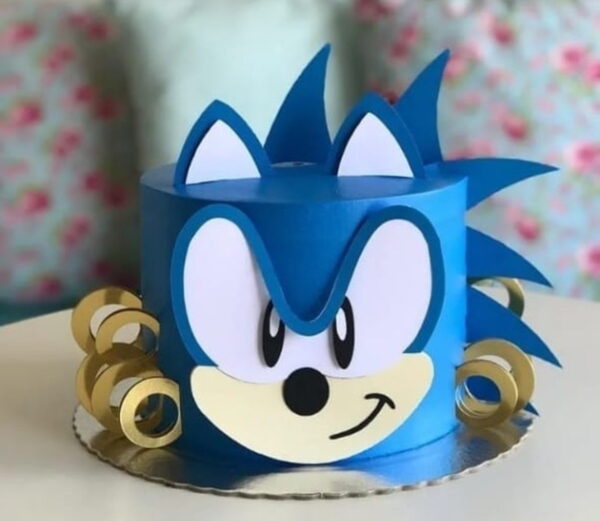 Arquivo de Corte Topo de Bolo Sonic + Brinde