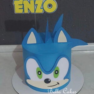 Arquivo de corte Topo de bolo Sonic - Camadas