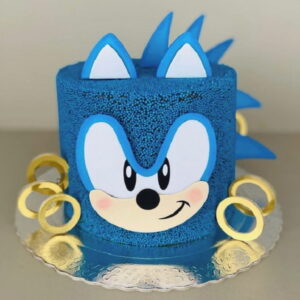 Arquivo de Corte Topo de Bolo Sonic Csv414
