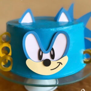 Arquivo de Corte Topo de Bolo Sonic