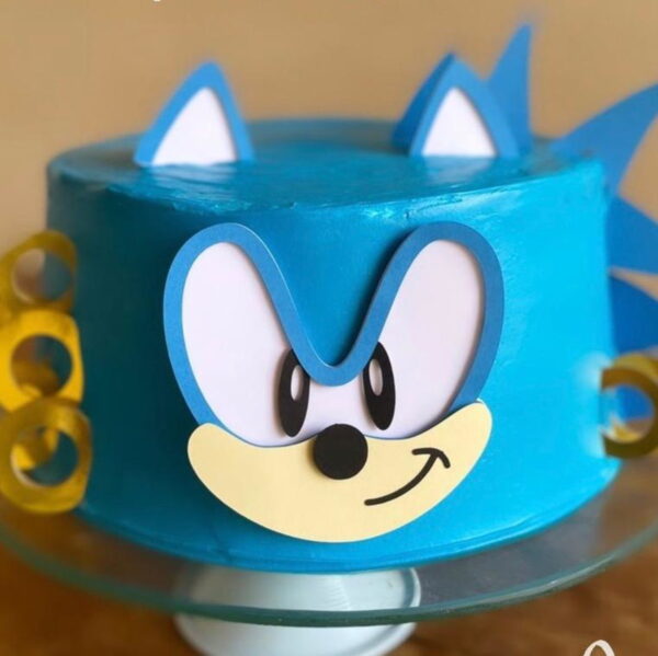 Arquivo de Corte Topo de Bolo Sonic