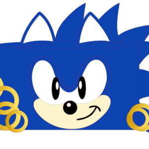 Arquivo De Corte Topo De Bolo Sonic