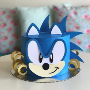 Arquivo de Corte Topo de Bolo Sonic
