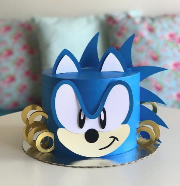 Arquivo de Corte Topo de Bolo Sonic