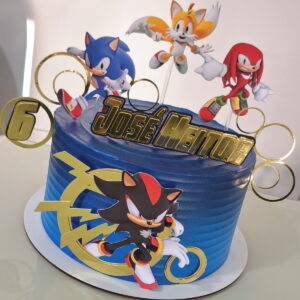 Arquivo de Corte -topo de Bolo Sonic