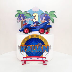 Arquivo de Corte Topo de Bolo Sonic Studio