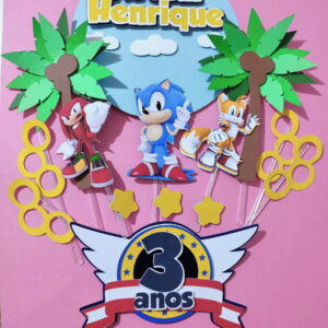 Arquivo de Corte Topo de Bolo Sonic Studio 002