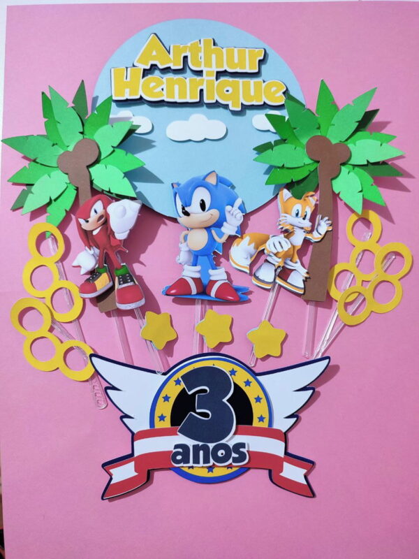 Arquivo de Corte Topo de Bolo Sonic Studio 002