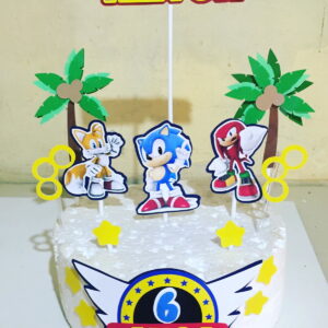Arquivo de Corte Topo de Bolo Sonic