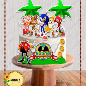 Arquivo de corte topo de bolo sonic