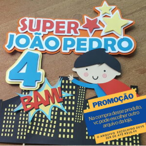 Arquivo De Corte Topo De Bolo Super Homem 4