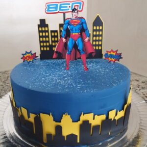 Arquivo de Corte - Topo de Bolo Super Homem
