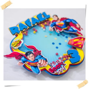 ARQUIVO DE CORTE TOPO DE BOLO SUPER HOMEM (SUPER MAN)