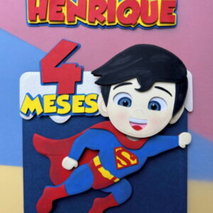Arquivo de Corte Topo de Bolo Super Homem Superman Baby