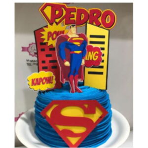 Arquivo de Corte Topo de Bolo Super Man -007