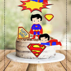 Arquivo de Corte Topo de Bolo Super Man Cute