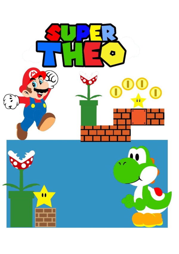 ARQUIVO DE CORTE TOPO DE BOLO SUPER MARIO