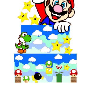 ARQUIVO DE CORTE TOPO DE BOLO SUPER MARIO