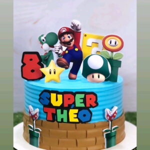 Arquivo de Corte Topo de Bolo Super Mario