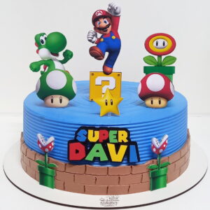 Arquivo de Corte - Topo de Bolo Super Mario