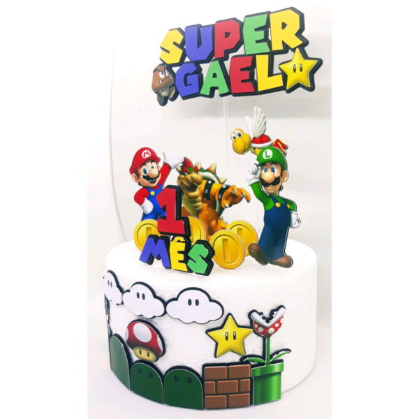 Arquivo De Corte Topo De Bolo Super Mario - Image 3