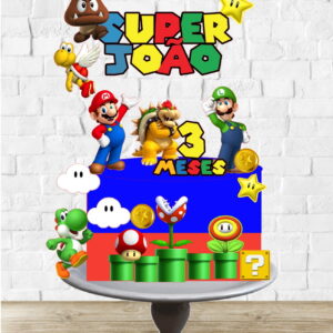 Arquivo de Corte Topo de Bolo Super Mario