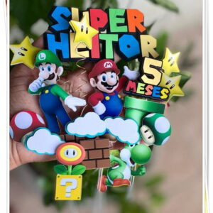 Arquivo de Corte Topo de Bolo Super Mario
