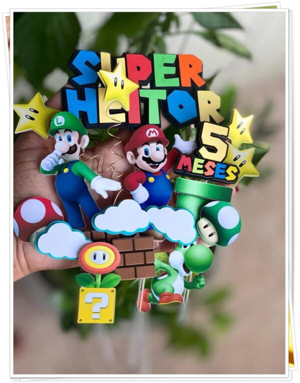 Arquivo de Corte Topo de Bolo Super Mario
