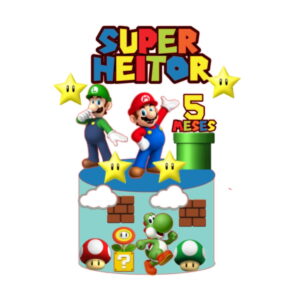 Arquivo de corte topo de bolo super mario