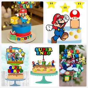Arquivo de Corte Topo de Bolo Super Mario + Brinde