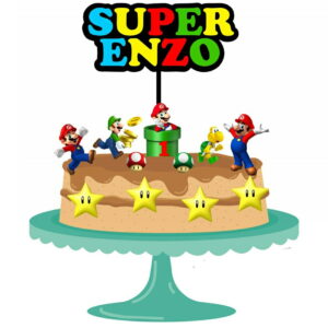 Arquivo de corte topo de bolo Super Mario Bros 02